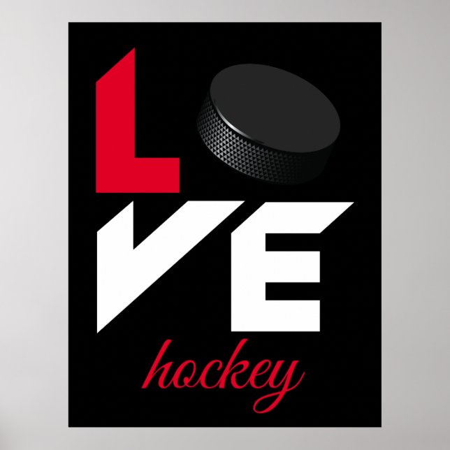 Liebe Hockey Poster (Vorne)