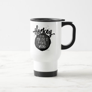 Liebe Hockey Travel Mug Reisebecher