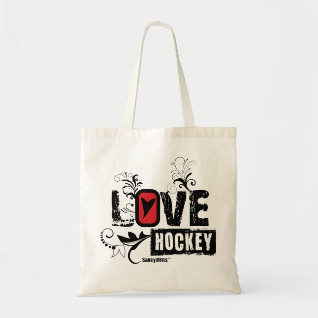 Liebe-Hockeywirl für Frauen Tragetasche (Vorne)