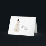 Liebe hoffen.Weihnachten Snowman Grußkarten Karte<br><div class="desc">Liebe hoffen,  Weihnachten Weihnachten Weihnachten Snowman Grußkarten</div>