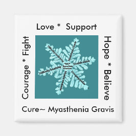 Liebe/ Hoffnung/ Kampf / Heilung - Myasthenie Bewu Magnet