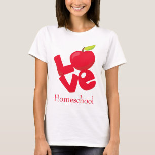 Liebe Homeschool Red Apple T-Shirt