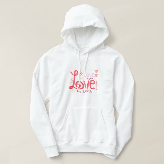 LIEBE Hooded Sweatshirt Unisex (Design vorne)