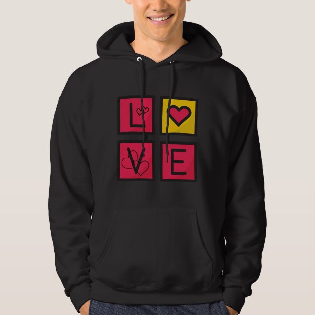 Liebe Hoodie (Vorderseite)
