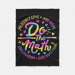 Liebe Hope Angst tun die Mathe Test Day Staar Test Fleecedecke
