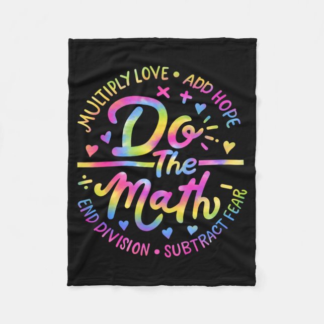 Liebe Hope Angst tun die Mathe Test Day Staar Test Fleecedecke (Vorderseite)