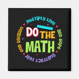 Liebe Hope Angst tun die Mathe Test Day Staar Test Magnet