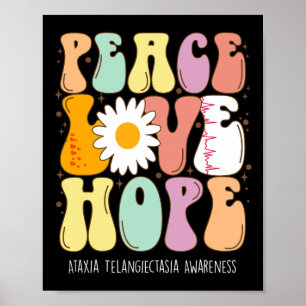 Liebe Hope Ataxia Telangiectasia Aufklärungsgesche Poster