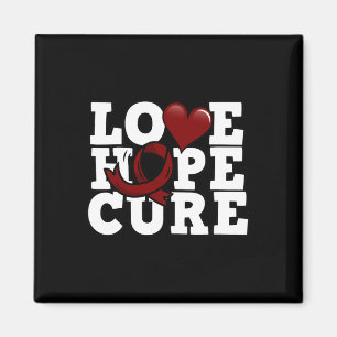 Liebe Hope Cure - Sichelzellenbewusstsein Magnet