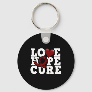 Liebe Hope Cure - Sichelzellenbewusstsein Schlüsselanhänger