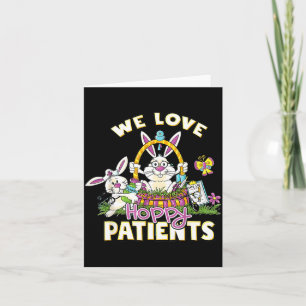 Liebe Hoppy Patienten Pflegerin Ostern Medizin ist Karte