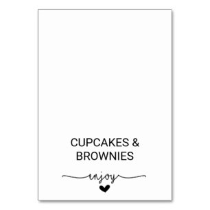 Liebe hört Buffet-Lebensmitteletiketten Tischnummer