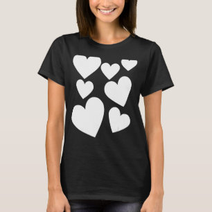 Liebe hört grafische Mode Womanu2019s Ladys Gir T-Shirt