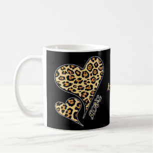 Liebe Hört Leopard Druckkäse Tier Lover T- Kaffeetasse