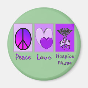 Liebe Hospice Nurse (LILA) Magnet