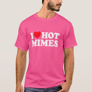Liebe Hot Mimes Funny Mime Stille Theaterschauspie T-Shirt
