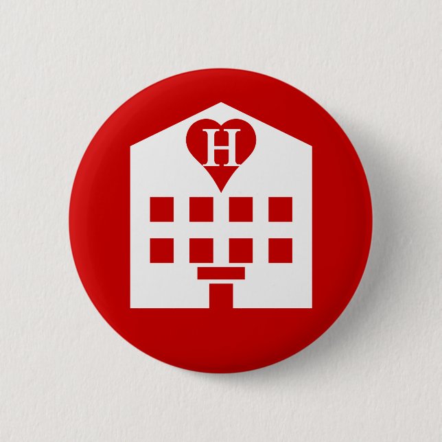 Liebe Hotel Japanese Emoji Button (Vorderseite)