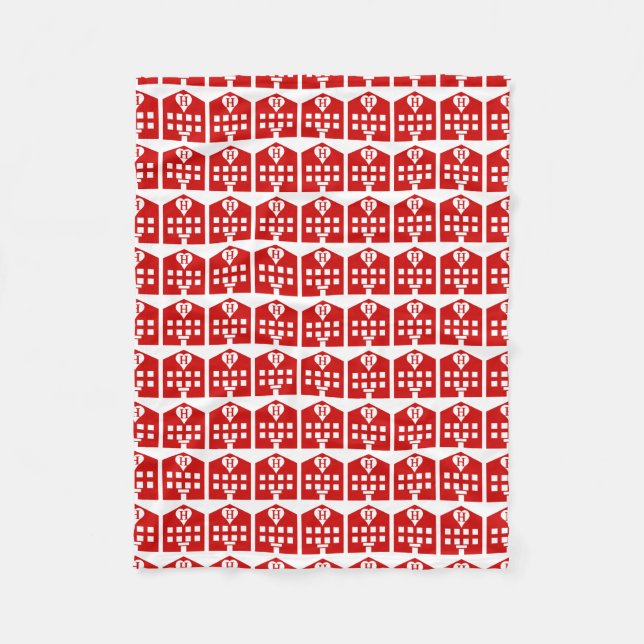 Liebe Hotel Japanese Emoji Fleecedecke (Vorderseite)