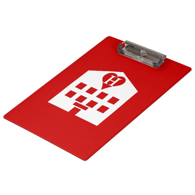 Liebe Hotel Japanese Emoji Klemmbrett (Schrägansicht)