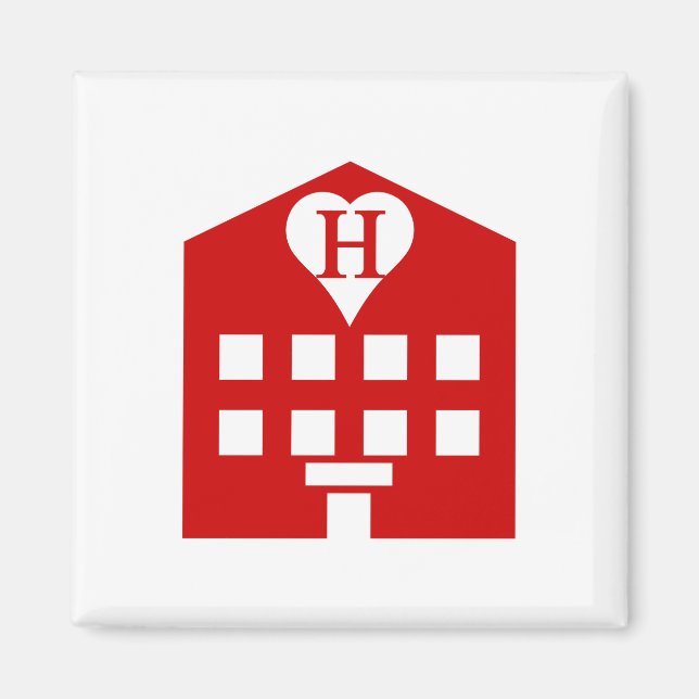 Liebe Hotel Japanese Emoji Magnet (Vorne)