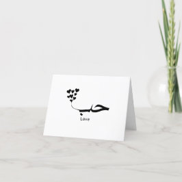 Liebe | Houb Arab Typografy Dankeskarte
