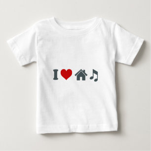 Liebe House Music Baby T-shirt