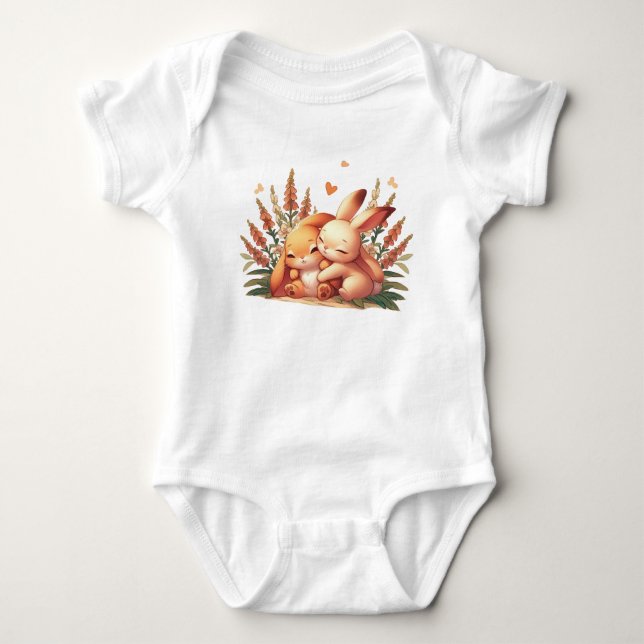 Liebe Hug Baby Strampler (Vorderseite)
