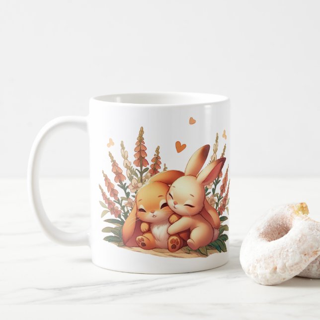 Liebe Hug Kaffeetasse (Mit Donut)