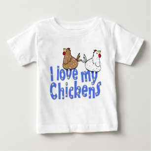 Liebe-Huhn-Baby-Shirt Baby T-shirt