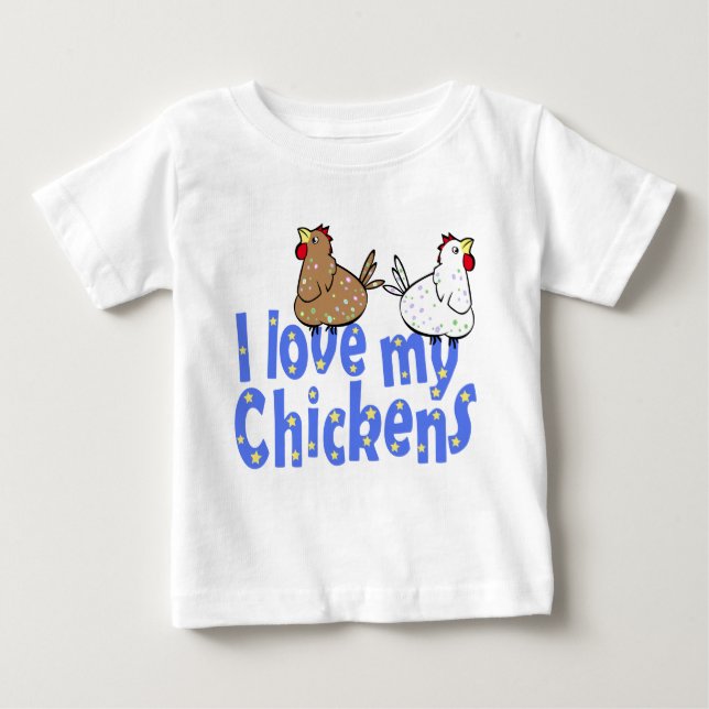 Liebe-Huhn-Baby-Shirt Baby T-shirt (Vorderseite)