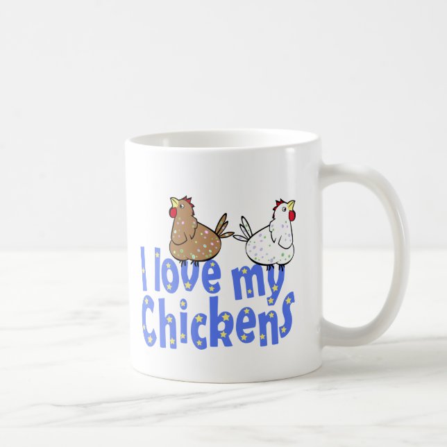 Liebe-Huhn-Tasse Tasse (Rechts)