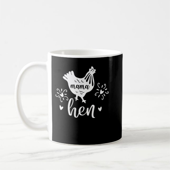 Liebe Hühner Frauen Bauer Kinder Kaffeetasse (Links)