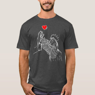 Liebe Hühner Frauen Bauer Kinder T-Shirt