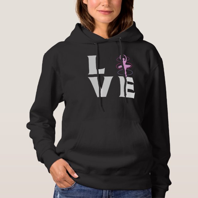 Liebe Hula Hoop Hoodie (Vorderseite)