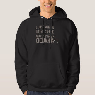 Liebe Hund Glitzer, den ich gerade Wollte, Kaffee Hoodie