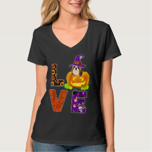 Liebe Hund Vater Hunde Mama Kostüm Halloween Shih T-Shirt