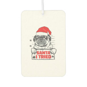 Liebe Hund Weihnachten Pajamas Santa I Tribut P Autolufterfrischer