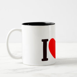 Liebe Hund Zweifarbige Tasse