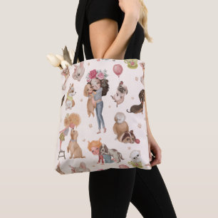 Liebe Hunde Tote Tasche