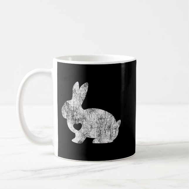 Liebe Hunny T - Shirt Rabbit Lover Tierbesitzer E Kaffeetasse (Links)