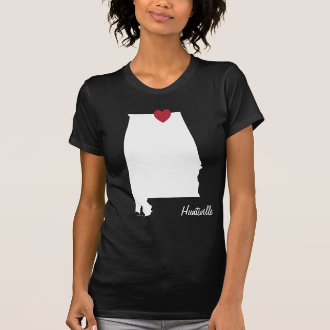 Liebe Huntsville Alabama Shirt (Vorderseite)