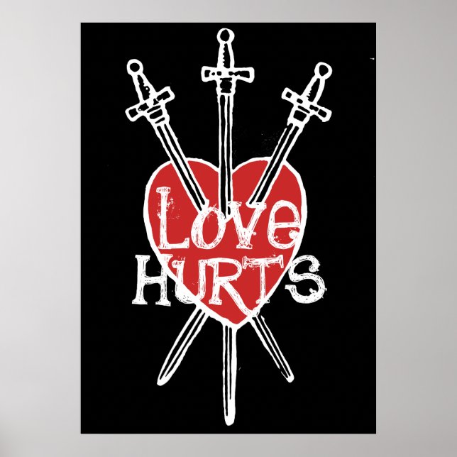 LIEBE HURTS POSTER (Vorne)