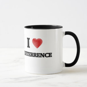 Liebe I Abschreckung Tasse