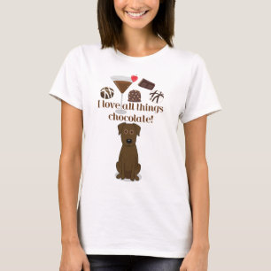 Liebe I alle Sacheschokolade! Schokoladen-Spaß-T  T-Shirt