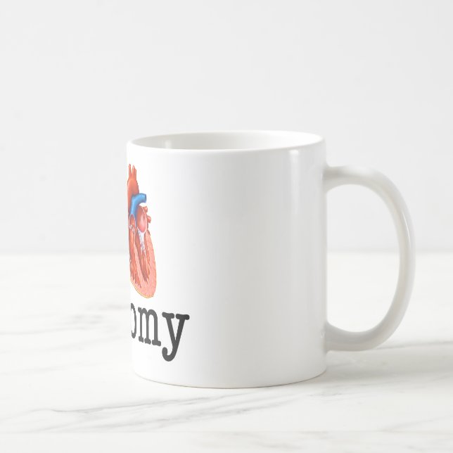Liebe I Anatomie Tasse (Rechts)