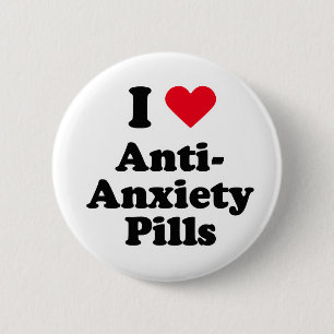 Liebe I Anti-angst Pillen Button
