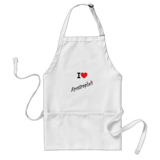 Liebe I Apostrophs Schürze