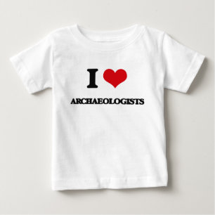 Liebe I Archäologen Baby T-shirt
