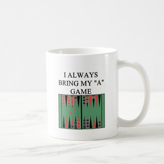 Liebe I Backgammonspieler Kaffeetasse (Rechts)