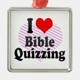 Liebe I Bibel-Befragen Silbernes Ornament
